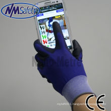 NMSAFETY super soft top fit pu smart phone touch screen glove